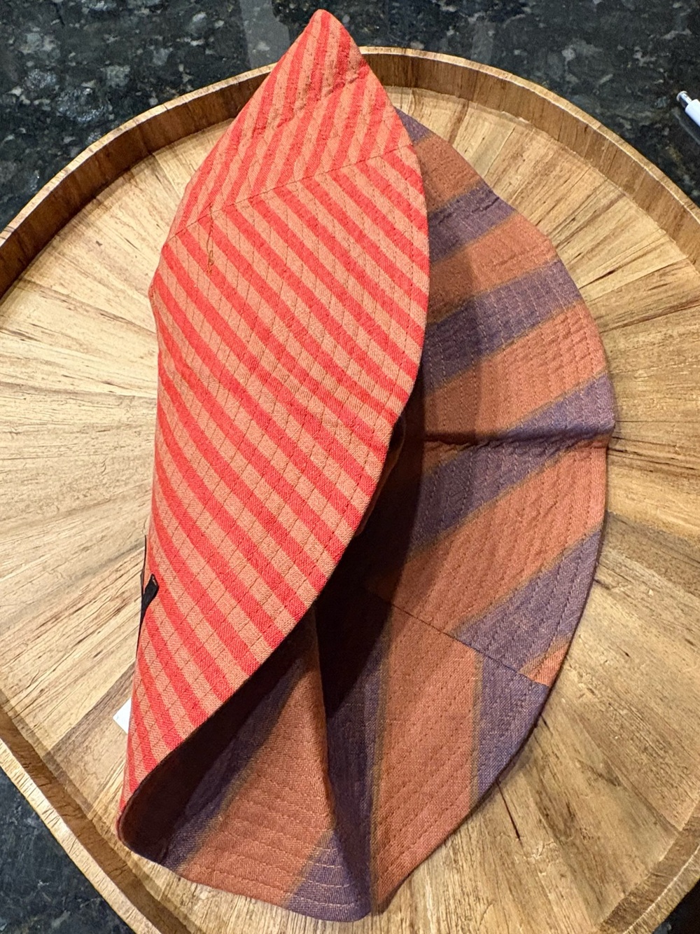 Zara Reversible Striped Linen Hat. Size S. Brand new! - Picture 13 of 14